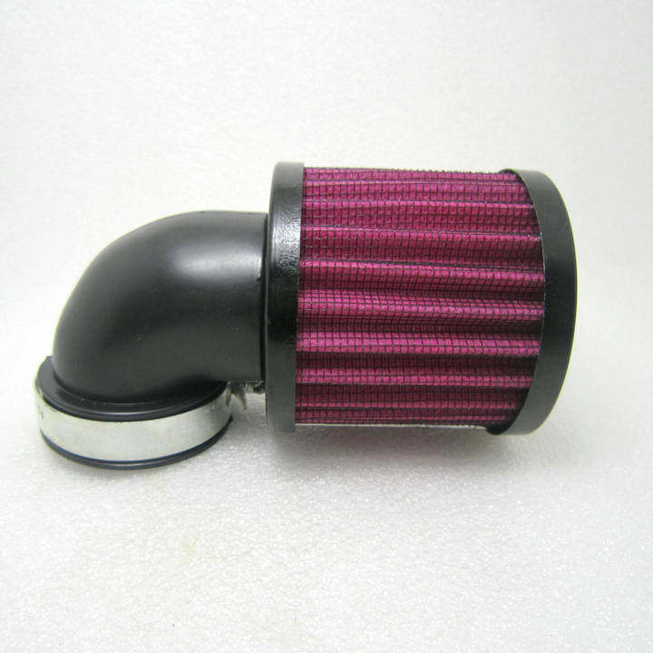 改装PE24 26 28 30蘑菇头滤清器空滤 空气滤芯 90度角 45-48mm