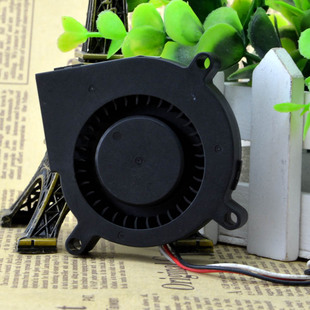 台湾政久 6015 鼓风机 12V 0.62A 双滚珠 6CM 风扇 DB126015BU