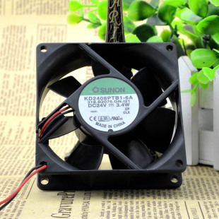 TAJUN 8025 8cm/厘米 24V 3.4W KD2408PTB1-6A 变频器 散热风扇