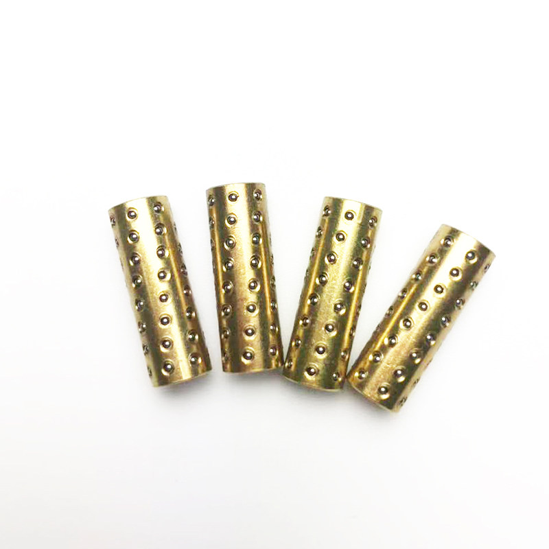 0.6mm珠子BYS微型精密铜滚珠套FZ钢球保持架衬套导柱导套