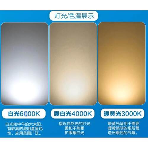 led蜡烛灯泡玉米灯泡e27e14小螺口酒店家用水晶灯节能超亮三色光