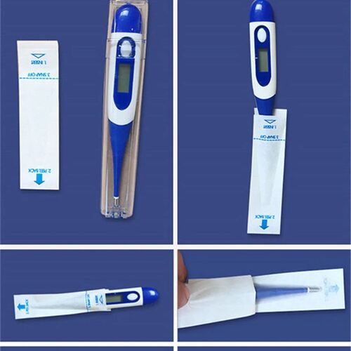 宠物电子体温计肛表隔离套猫咪用体温计温度计口表口温保护套盒装