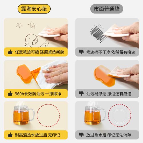 千金硅护眼书桌垫环保护眼学生学习书桌垫办公垫防水防油免洗桌布