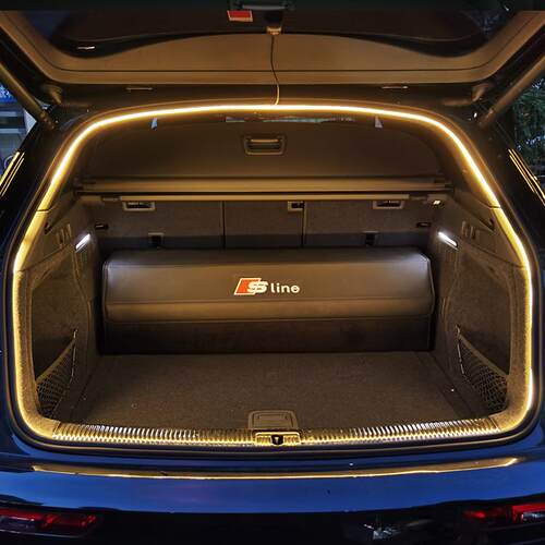适用于奥迪A6L/A4LQ5LA3A8A5A7Q7尾箱杂物储物箱后备箱收纳置物盒