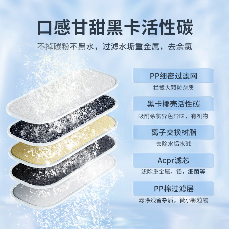 佳德净倍滤净水壶家用大容量滤水壶除水垢余氯自来水过滤器净水杯
