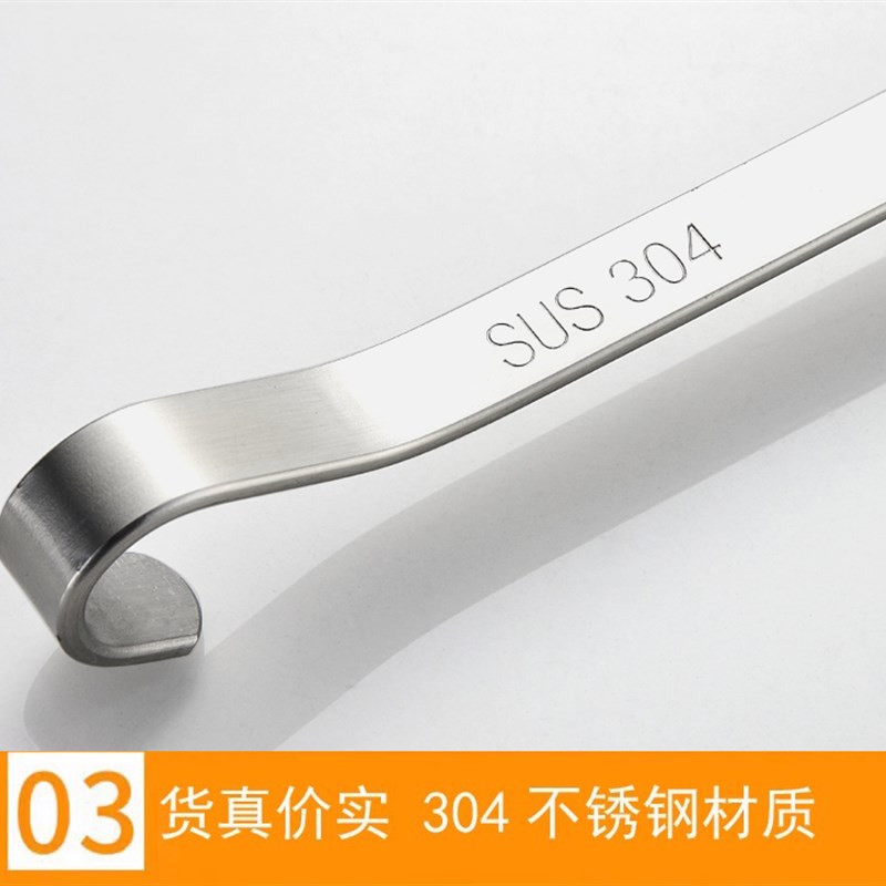 304不锈钢壁挂厨房砧板案板刀板刀架放置筷子筒悬挂挂钩挂杆挂架