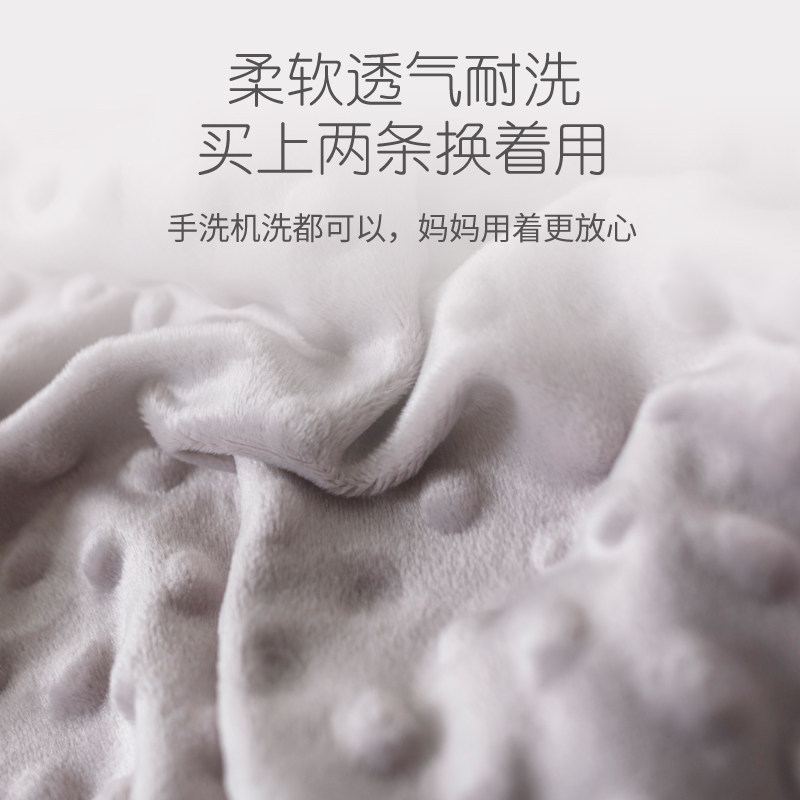 a类婴儿床床笠安抚豆豆绒床单秋冬宝宝拼接床新生儿床罩垫套定制
