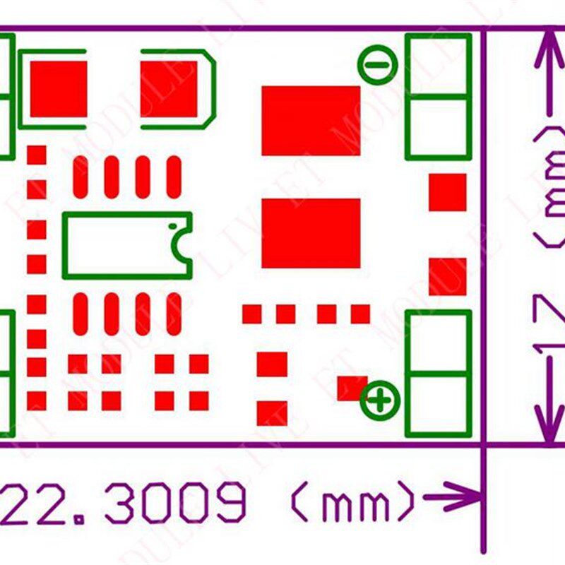 MP1584EN超小DC-DC3A电源降压可调模块 超LM2596 24V转12V9V5V3V