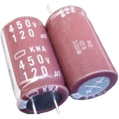 120UF 450V 日本黑金刚 KWA 长寿命 电源 电容 450V120UF 18X31