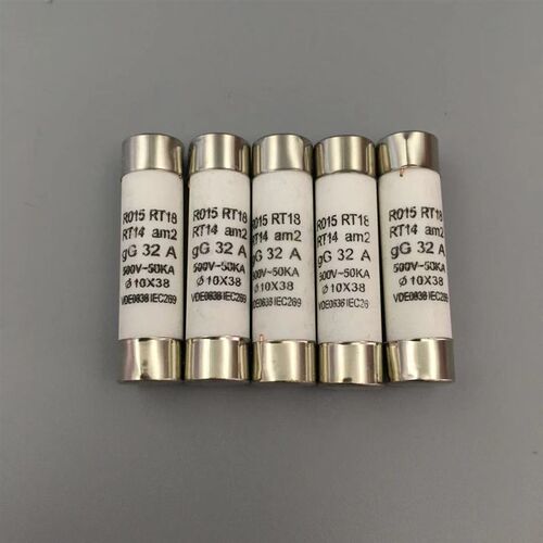 RO15熔断器10X38陶瓷保险丝管R015熔芯RT18 1 2 5 6 8 10 32A500V