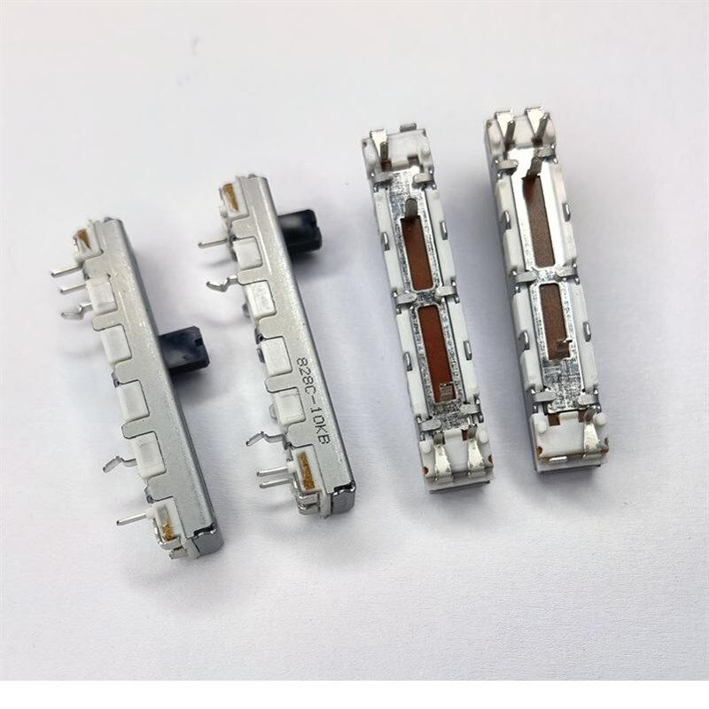 日本ALPS阿尔卑斯单联B10K直滑45mm推子音量调音台电位器4.5公分