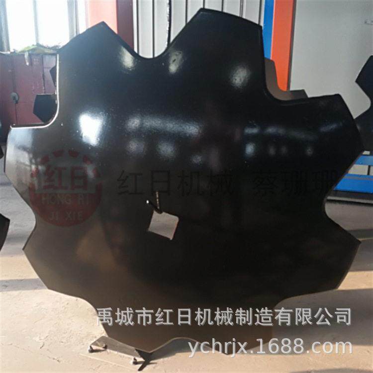 德州耙片大缺口耙片出口硼钢耙片扇形耙片810mm*10重耙片起垄犁片