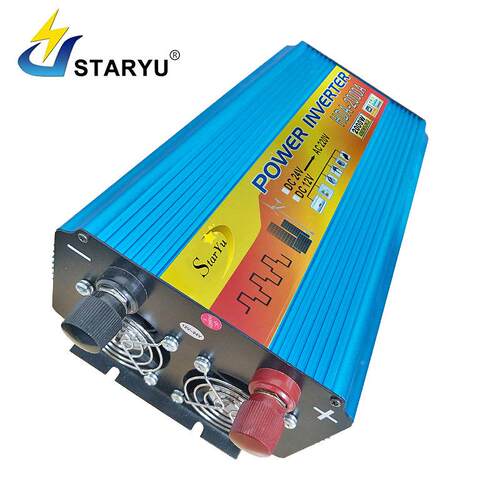 纯正弦波变器功率纯正弦波逆变器12V2大V4668转逆220V电源转换器
