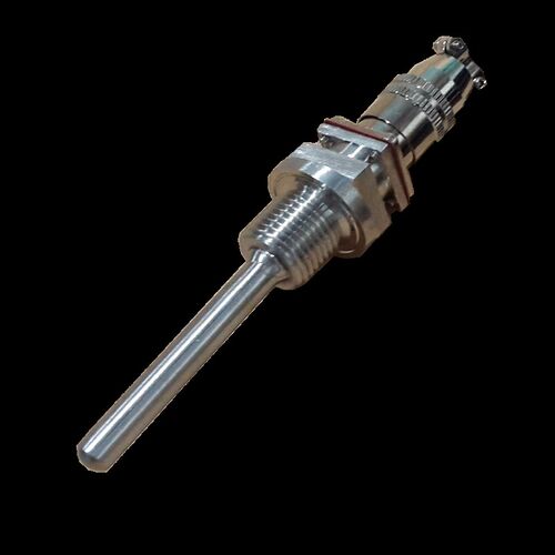 航空插头式铂热电阻Pt100对接头插座式温度感测器监视器WZP-270/2