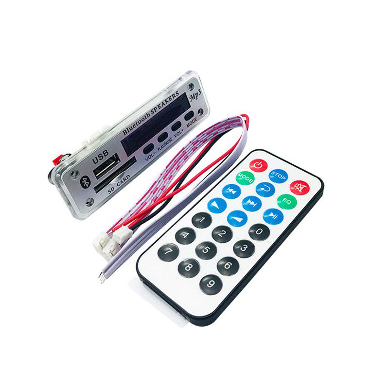 12V彩屏MP3蓝牙解码板 彩屏MP3蓝牙解码器12V 无损APE模块