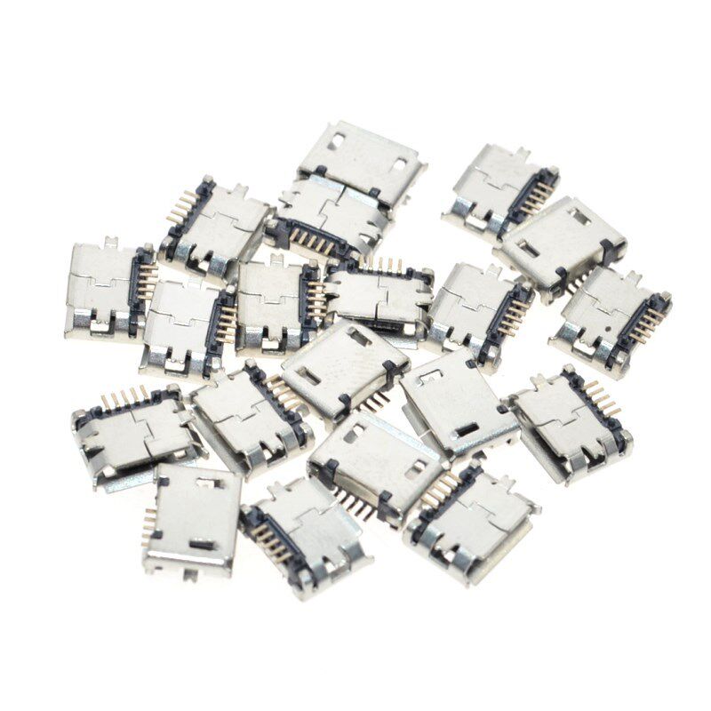 全铜 MicroUSB插座 MK5P 麦克5P MINIUSB Micro USB母座 5脚贴片