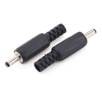DC022B直流电源插座5.5-2.1mm/2.5面板电源母座接口头3.5-1.35mm