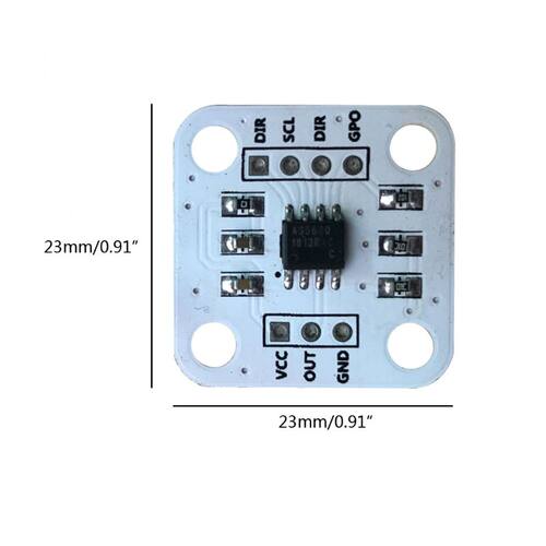 AS5600磁编码器 磁感应角度测量传感器模块 12bit高精度 送磁铁