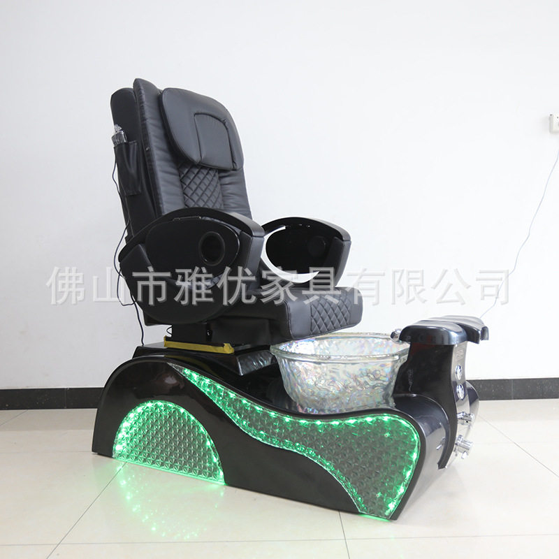 外贸电动按摩沐足沙发uv喷漆底座足疗椅高端桑拿会所泡脚足浴沙发