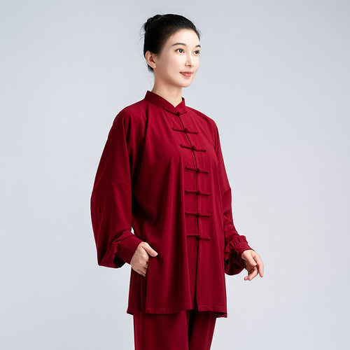 2026新款小和山太极服女高端加厚弹力棉太极拳练功服男士春秋冬季
