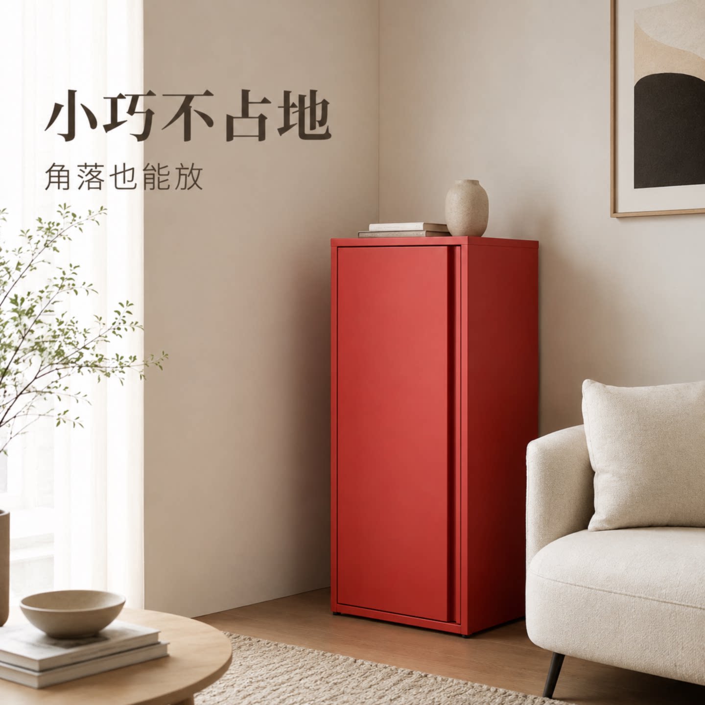 多巴胺铁皮收纳柜客厅卧室图片