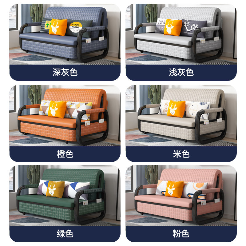 免洗科技布沙发床可折叠两用客厅卧室多功能简约位单人新款小户型