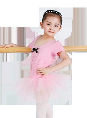 2026新款红舞鞋芭蕾舞服女孩体操服套装带纱裙档加扣儿童舞蹈