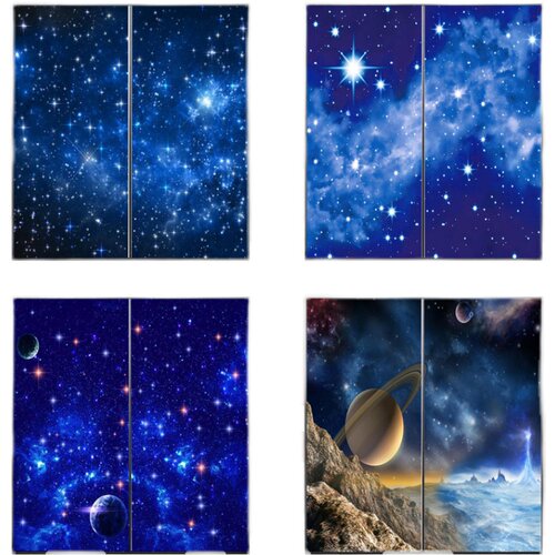 定制星空玻璃贴纸卫生间浴室移门防走光窗户防晒防窥静电磨砂贴膜