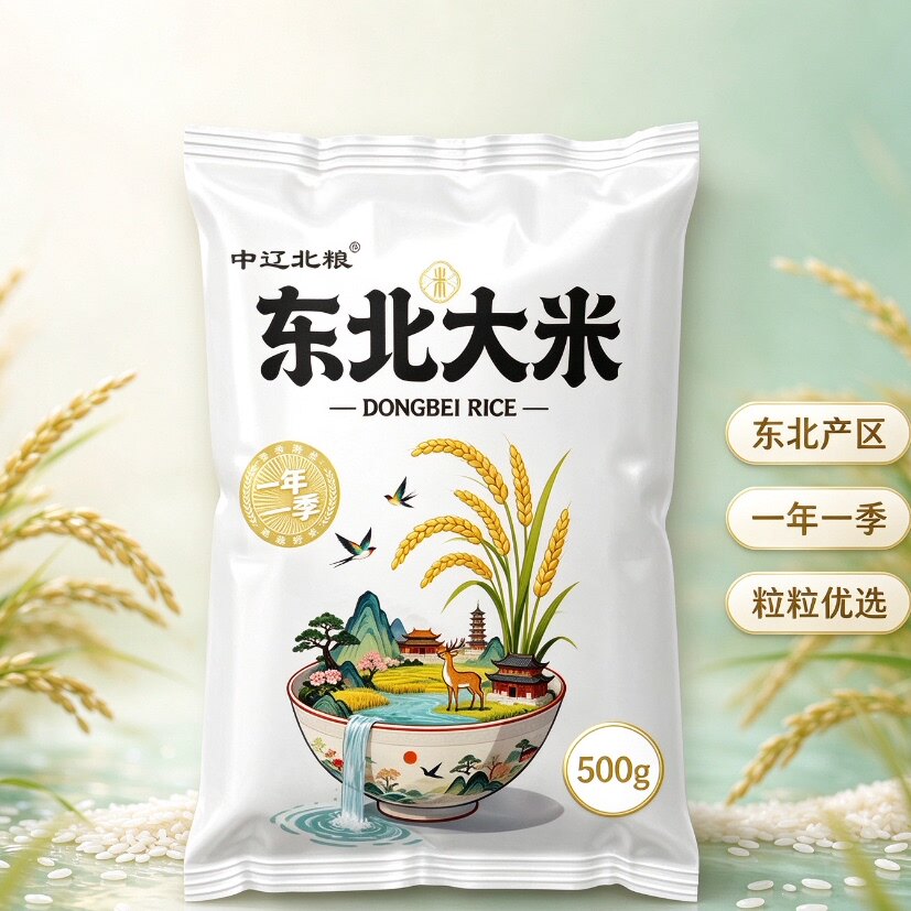 中辽优选东北新米颗粒饱满大米