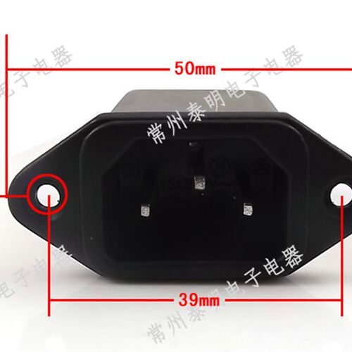 单相单级交流emi电源滤波器CW1D-10A-T带插座式净化器220V 10A安