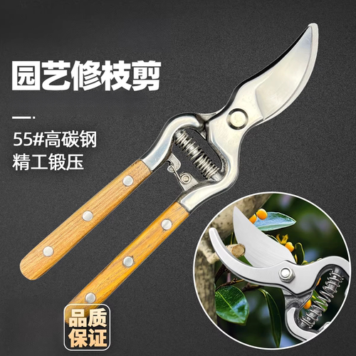 电动专业修枝剪木柄园林剪果枝