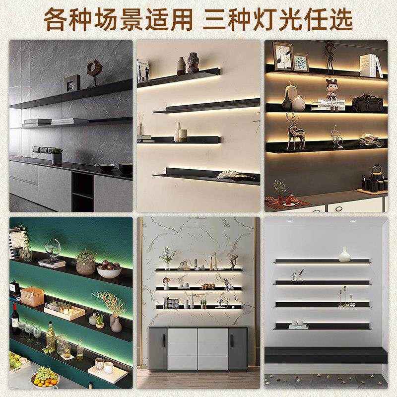 网红墙上置物架架墙面悬展示架墙置物板沙发后层板上空书壁挂15发