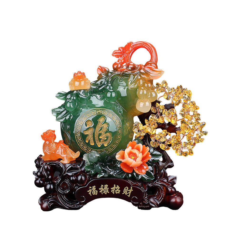 引进财宝葫芦饰品EKI皮秀礼财富运财财树搬客厅办公桌搬家新居家