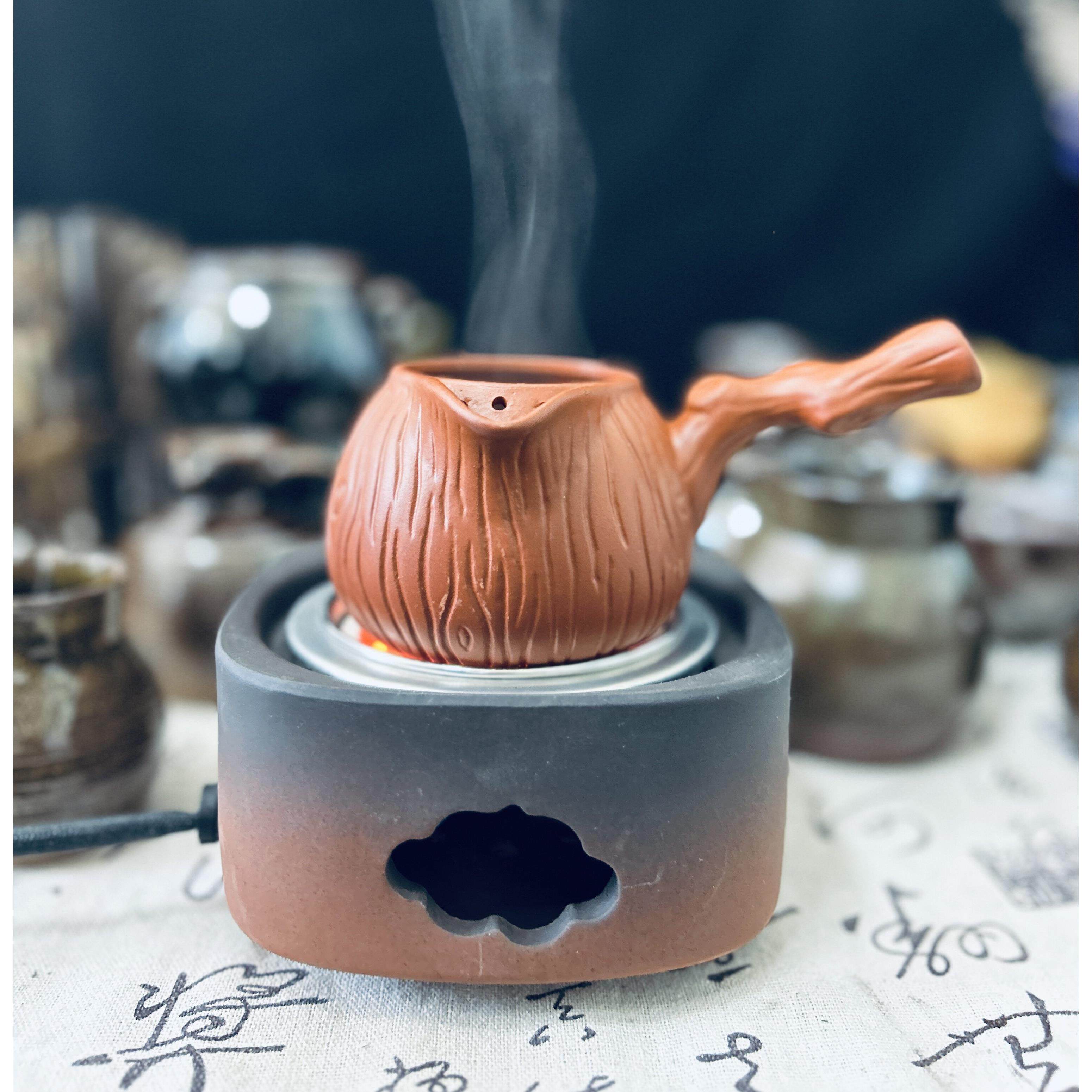 陶小型YUD便携式家用电炉子煮甘肃罐罐茶茶快速熬茶热炉子泥炉明