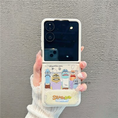 卡通比奇堡居民鱼折叠手机壳