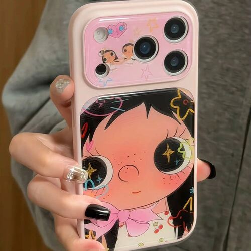 ins涂鸦小玉女孩苹果手机壳