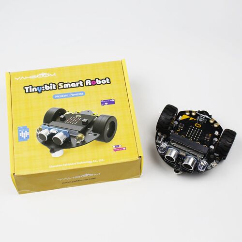 Micro:bit智能机器人小车 青少年创客 图形化编程遥控套件 python