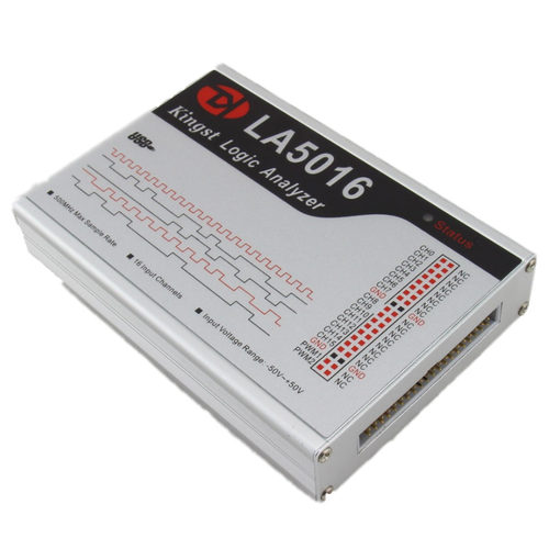 Kingst LA5016 usb 逻辑分析仪 16路全通道 500M采样率 分析仪