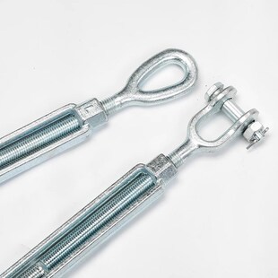 UU型电镀锌美式模锻花篮螺丝索具螺旋扣 紧绳器 开式花兰螺丝
