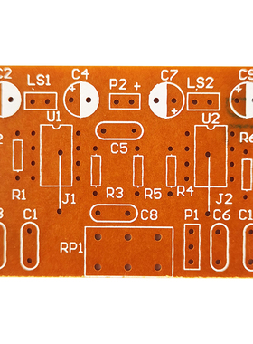 TDA2822双声道BTL功放板电子制作DIY套件焊接练习电路板TJ-56-169