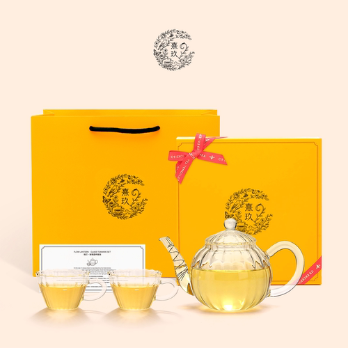 C9琉灯玻璃壶礼盒茶壶茶杯套装
