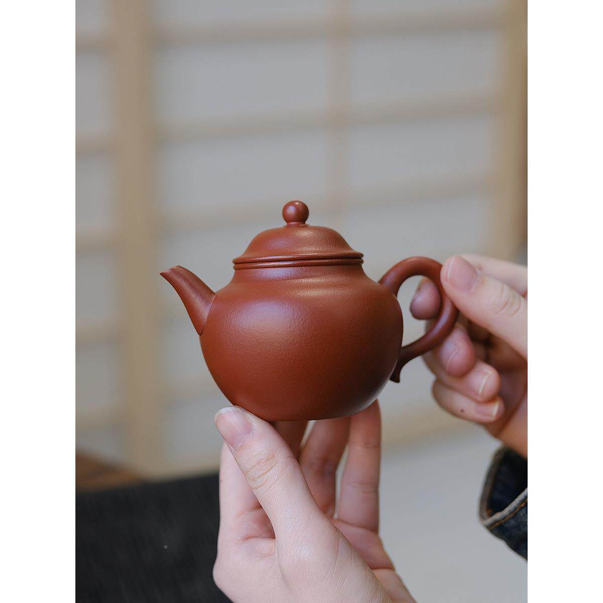 小山房秋紫砂壶宜兴手LVH原工矿赵庄朱泥泡茶水壶谦茶杯功夫茶具