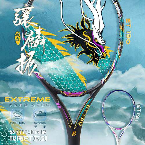 波力全碳极限ET190网球训练拍
