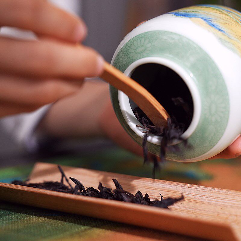 成艺陶瓷密封茶叶罐茶盒茶仓旅行高档储物罐普洱罐存茶罐复古茶具