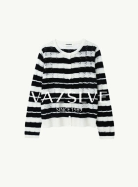 【VAZSLVE/全新奢品】捡漏 山羊绒天丝镂空圆领针织衫上衣YC-F165