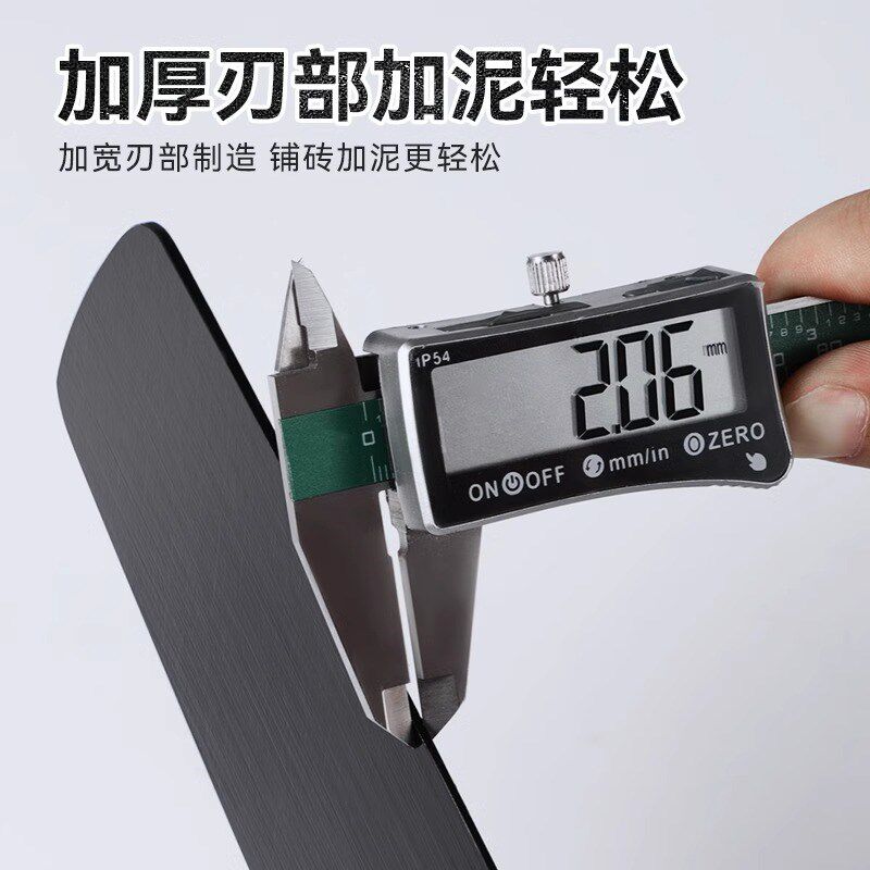 德国精工砖刀不锈钢砌墙泥刀一体瓦刀加厚全钢砌砖砍砖泥工匠工具