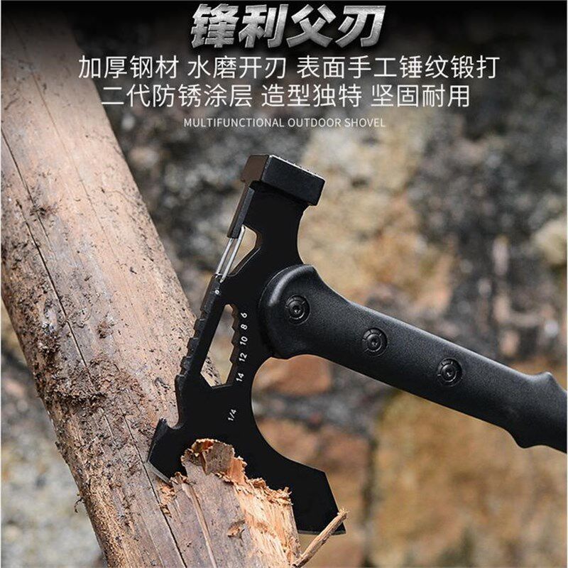 多功能战术斧开山斧头刀户外防身生存武器野外砍树劈柴大砍工兵斧