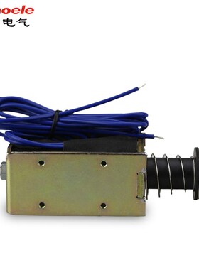 电磁铁XDA-1564长行程10mm撞击型DC12v24V自动复位推拉式电吸铁