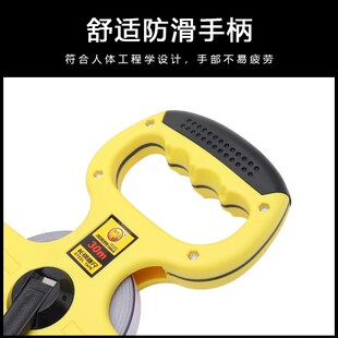 架式长钢卷尺50米30m软尺钢尺手提式卷尺建筑工程测量手工长卷尺