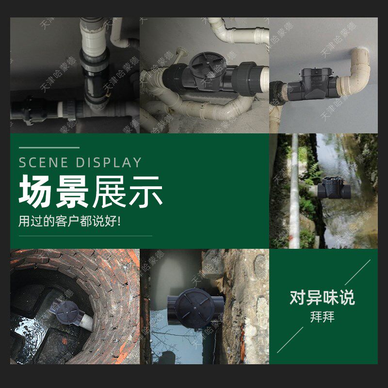 哈蒙德防反水止逆阀止回阀110管污水井下水道化粪池排污防臭返流